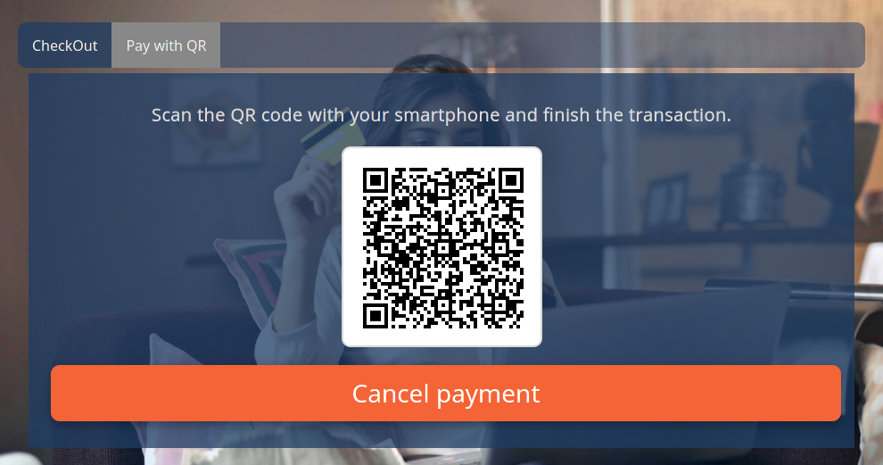 Purchase using QR codes